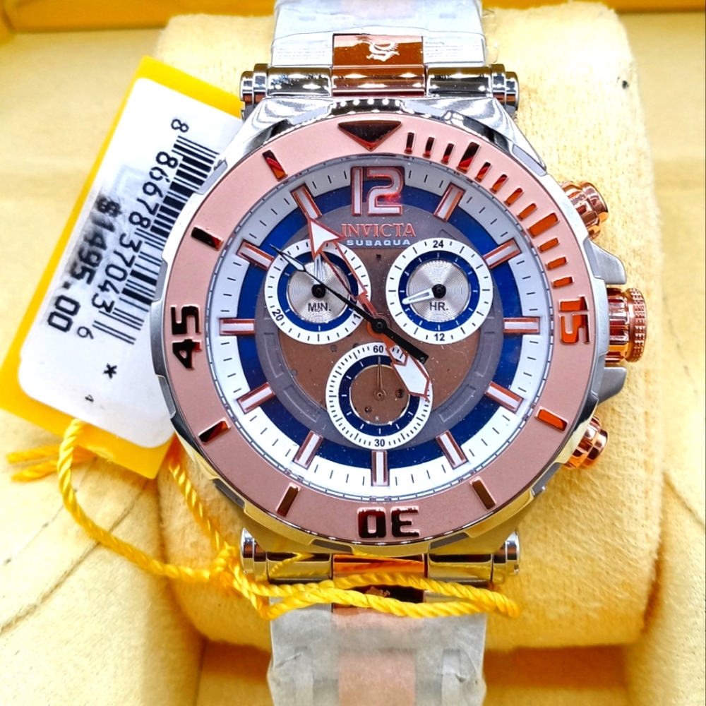 FIRM PRICE-NEW INVICTA SUBQAUA CHRONOGRAPH WATCH